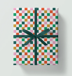 Graphic Factory Checkered Gift Wrap