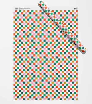 Graphic Factory Checkered Gift Wrap