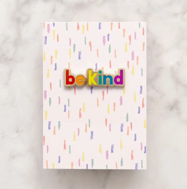 Alphabet Bags - Be Kind Enamel Pin