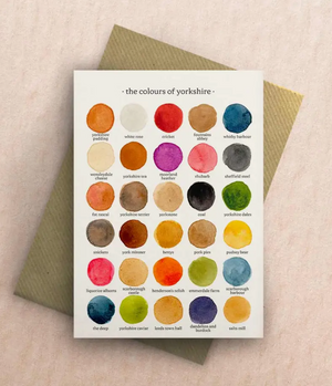 By Tilly - The Colours of Yorkshire - Greetings Card